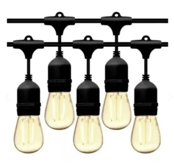 GUIRNALDAS LED SOQUETE 5M CON 10 SOQUETE
