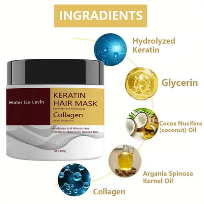 Mascarilla capilar milagrosa, colágeno, queratina