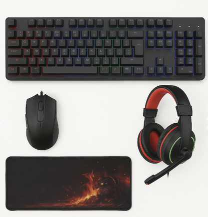 Combo Gamer iMice - Teclado, Mouse, Audi